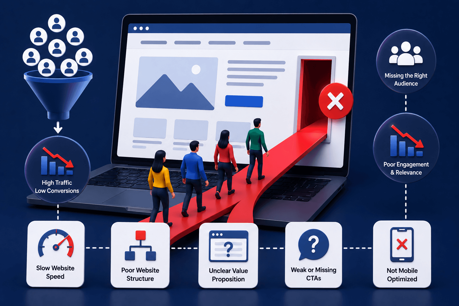 Why Your Website Traffic Isn’t Converting Into Leads