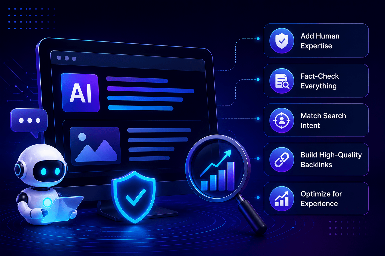 How to Use AI Content Without Losing Search Visibility