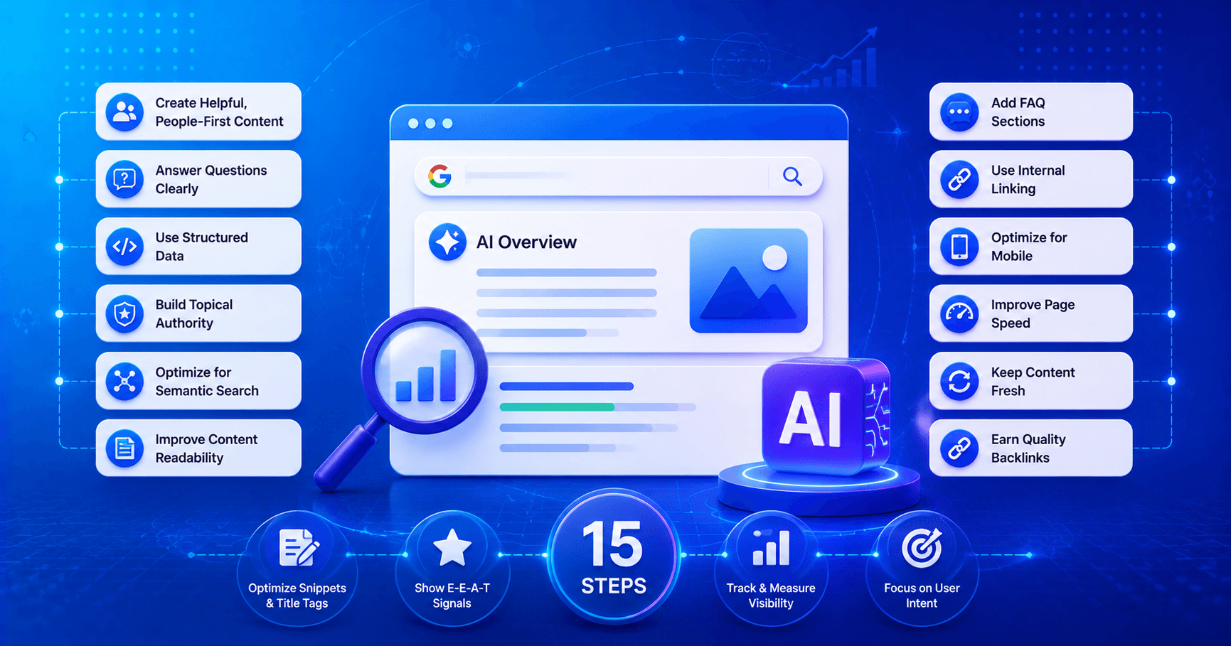 AI Overviews SEO: 15 Steps to Higher Visibility in 2026